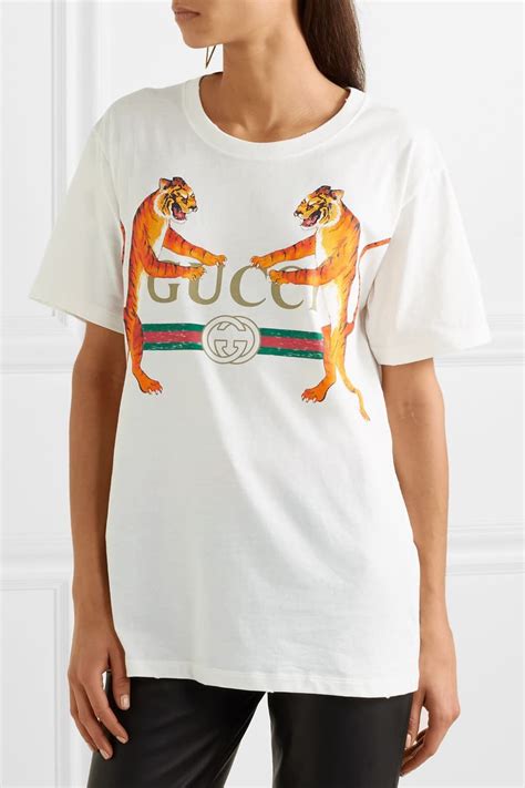 animal print gucci shirt|Gucci graphic tee.